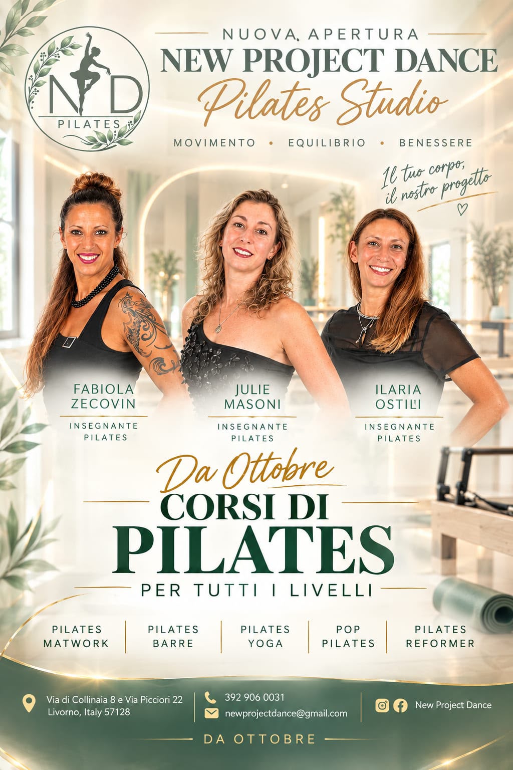 Corsi Pilates New Project Dance